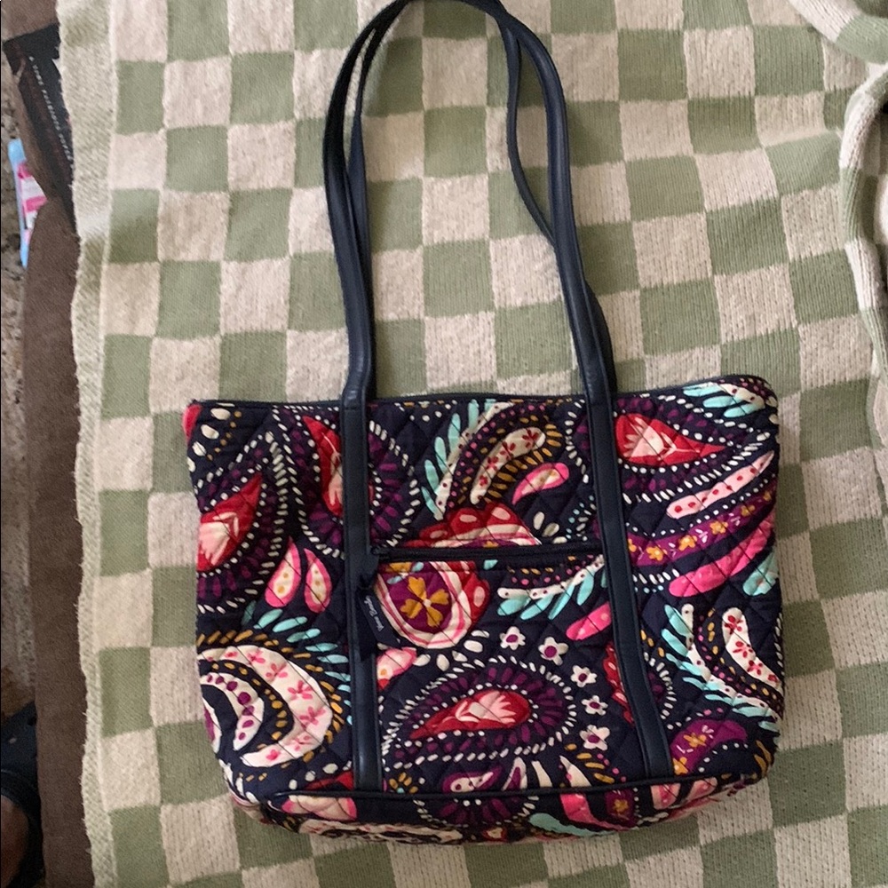 Vera Bradley Multicolor Paisley Tote Bag like new!